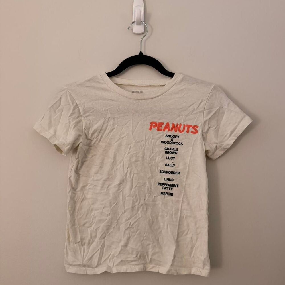 Peanuts VINTAGE short sleeve crop graphic tee Size XS - Picture 2 of 3